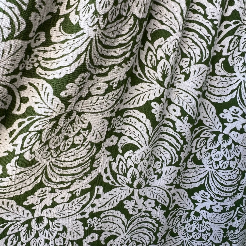Fat Face green damask jumpsuit LARGE - Picture 5 of 6